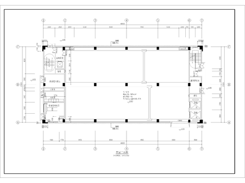  廠房 建筑CAD施工圖 