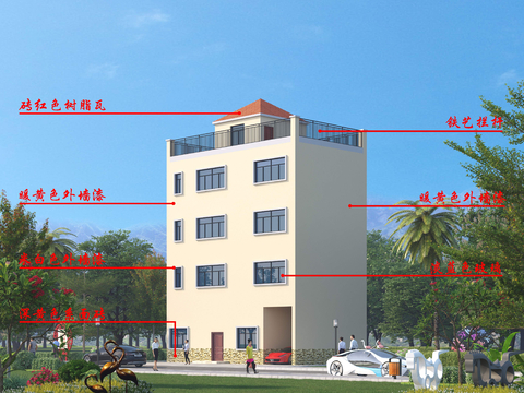  自建房 建筑CAD施工圖 