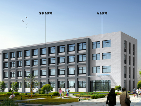  四層廠房框架結(jié)構(gòu) 建筑CAD施工圖 