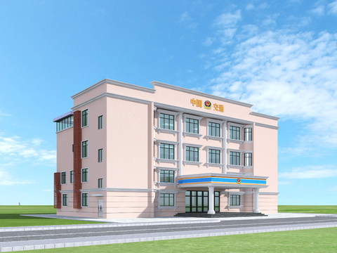  交通分局大樓 建筑 自建房CAD施工圖 