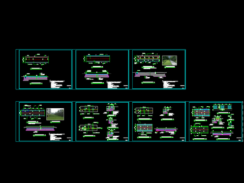  消防车道cad大样图 