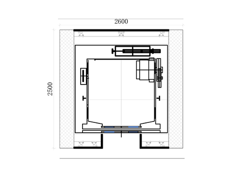  电梯大厅平面图 电梯前室布局图 
