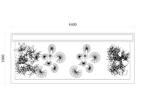  荷花池 荷花塘cad图库 