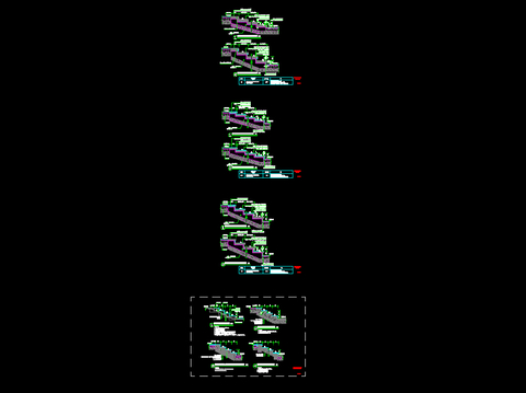  台阶标准cad大样图 