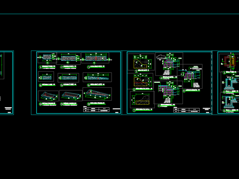  道路路缘石cad大样图 