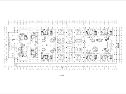  四進(jìn)四合院cad施工圖 