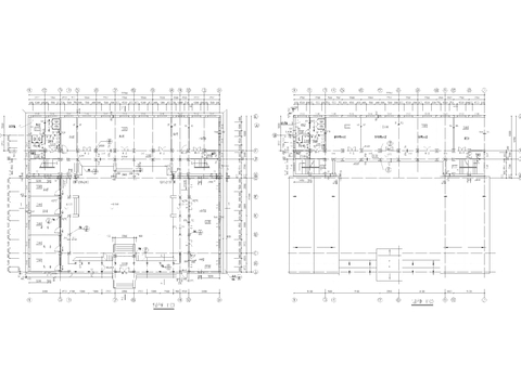  中式四合院cad施工图 