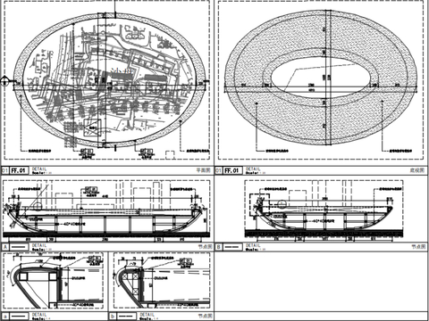  沙盘节点大样图 
