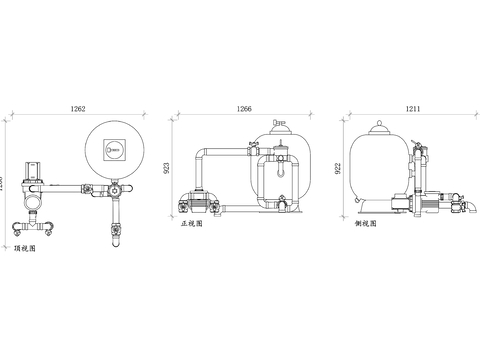  泳池过滤器 泳池净水器 泳池滤清器 