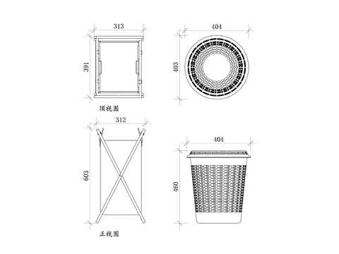  洗衣筐 洗衣桶 洗衣篓 