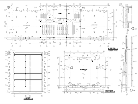  多层政府综合楼CAD施工图 