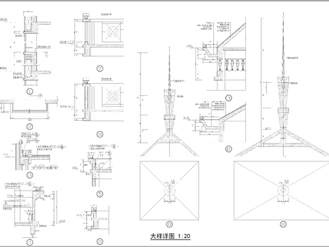  高层住宅建筑节点大样图 