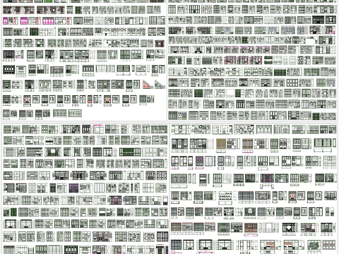  衣帽柜 衣柜CAD图库 