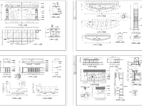  云天化舞厅建筑节点大样图 