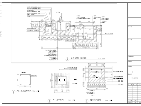 镜面水景CAD节点大样图 