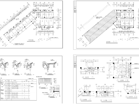  综合宿舍楼建筑节点大样图 