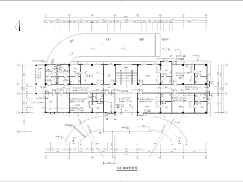  公司辦公空間CAD平面圖 