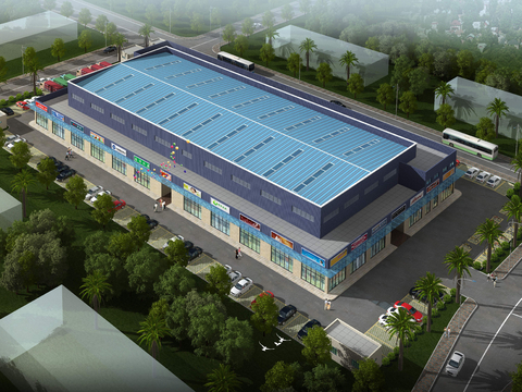  市场工程CAD平面图 