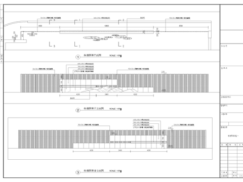  庭院围墙CAD节点大样图 