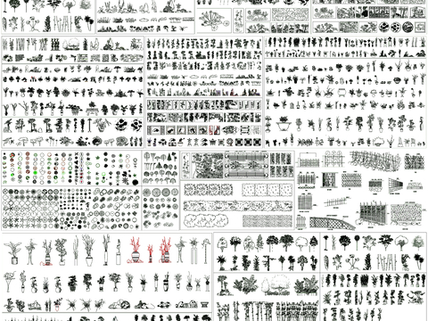  中式素材CAD图库 