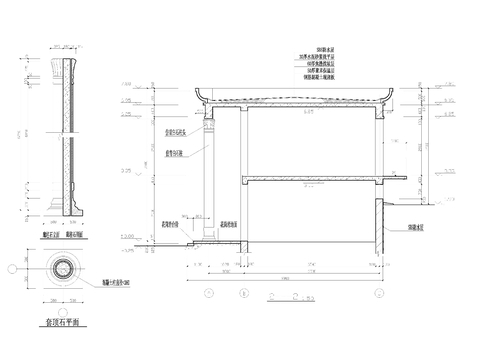  柱子CAD节点大样图 