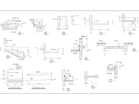  办公楼CAD节点大样图 