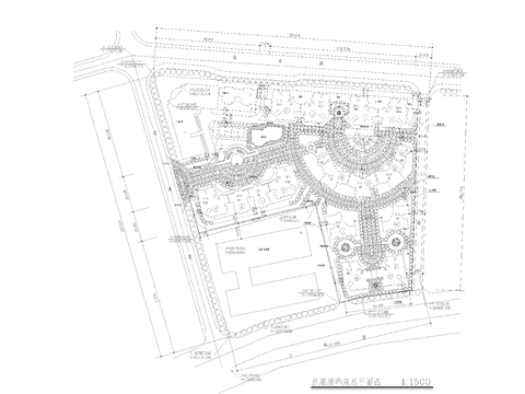  金基碧华苑建筑CAD总平图 