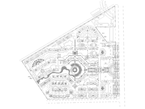  长春筑业阳光建筑cad施工图 