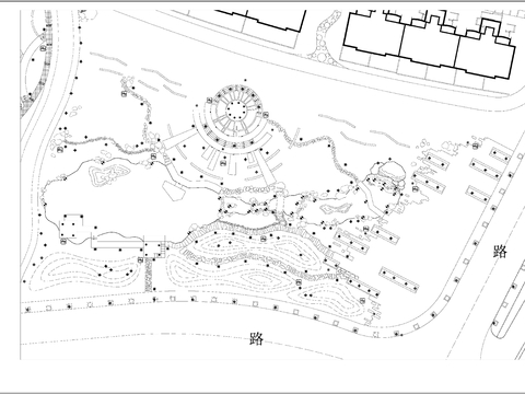  福州家天下景观完整版cad施工图 