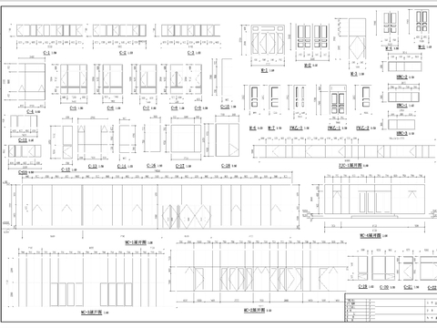  健身中心cad施工图 