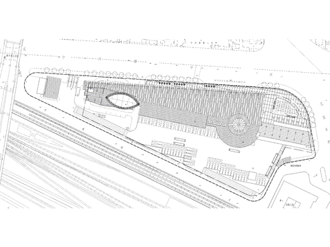  长途汽车客运总站cad施工图 