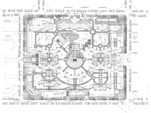  天城小區(qū)CAD建筑方案cad施工圖 