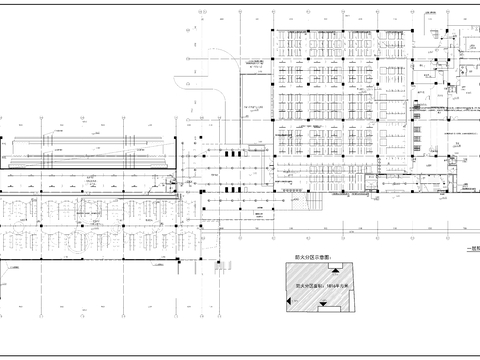  某中学后勤综合楼电气cad施工图 