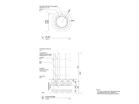  青島開發(fā)區(qū)濱海工程唐島灣段景觀cad施工圖 