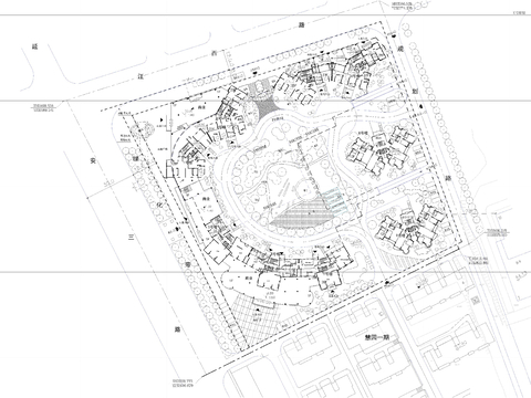  海信慧园二期cad施工图 