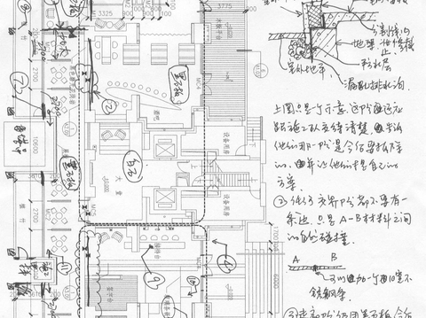 深圳大梅沙海濱度假公寓cad施工圖 