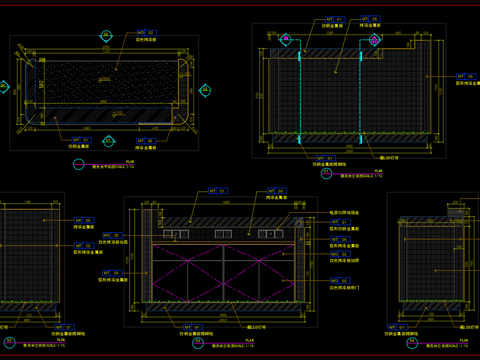  酒店服务台CAD节点大样图 