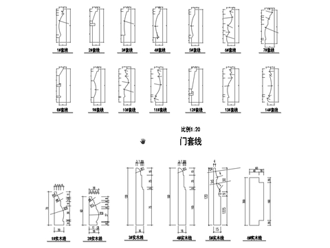  常用角线CAD图库 