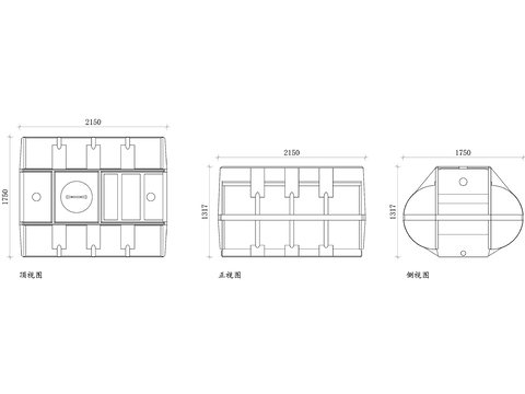  生物化粪池 生物处理化粪池 微生物化粪池 生态化粪池cad大样图 