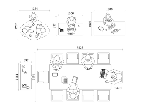  办公室工作 白领工作 职场办公 办公室职场 企业办公cad大样图 