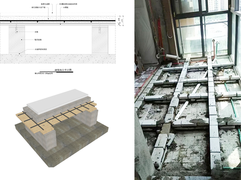  砌筑地台cad节点图 
