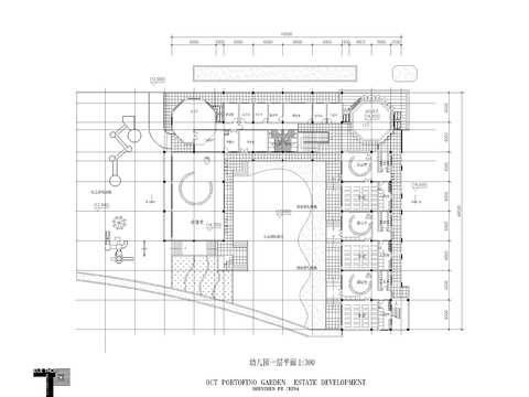  幼兒園cad施工圖 