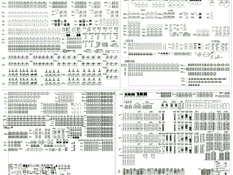  橱柜设计 橱柜立面 橱柜素材cad图库 