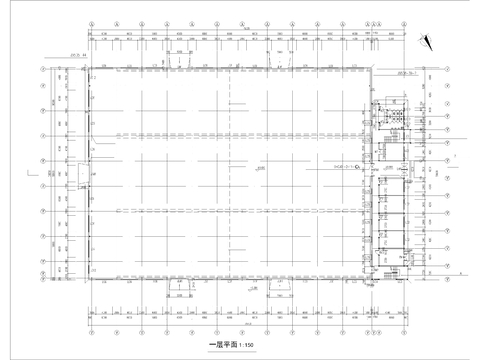  某厂房cad施工图 