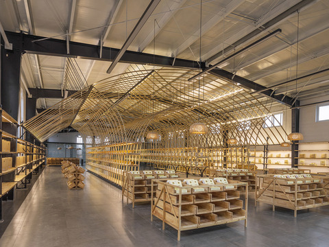  现代展览展厅效果图 