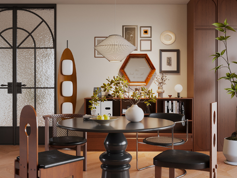  现代客餐厅效果图 