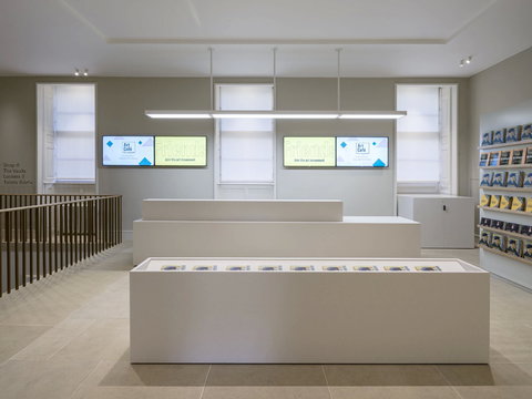  欧式展览展厅效果图 