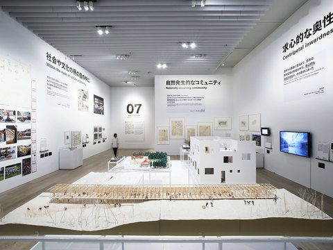  现代展览展厅效果图 