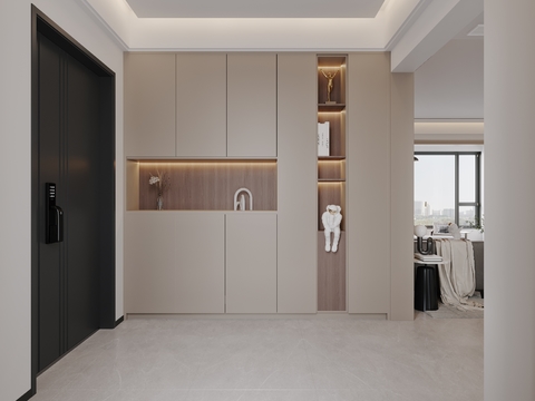  现代客餐厅效果图 