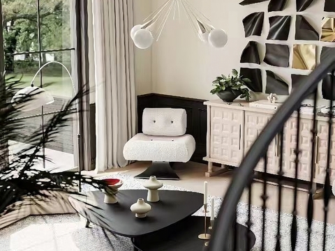  现代客厅效果图 